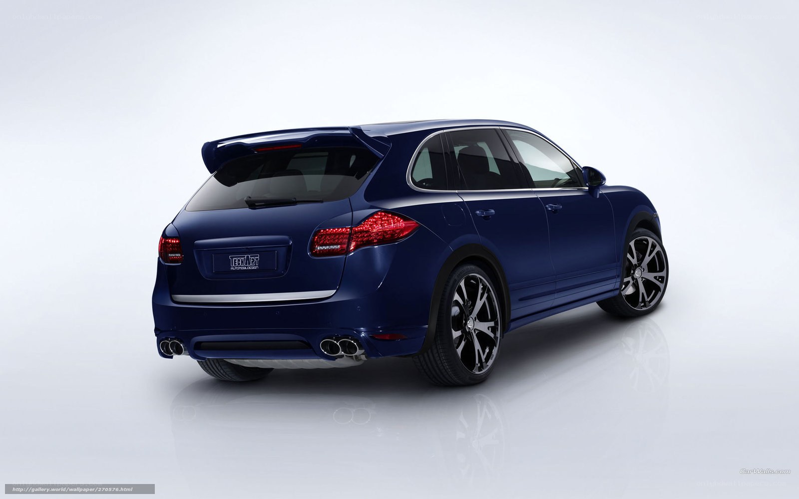 blue porsche cayenne suv