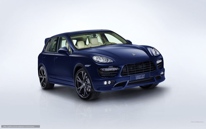 blue porsche cayenne