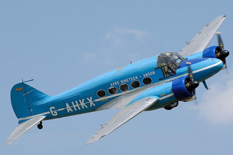 Blue Propeller Airplane