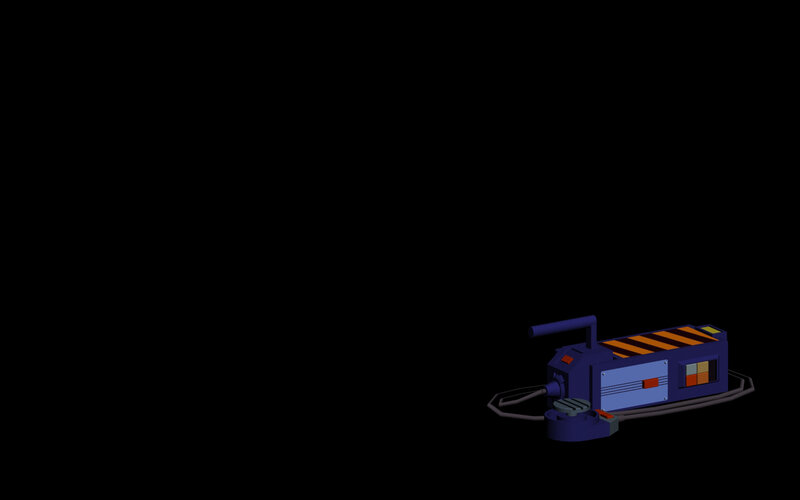 blue proton pack device
