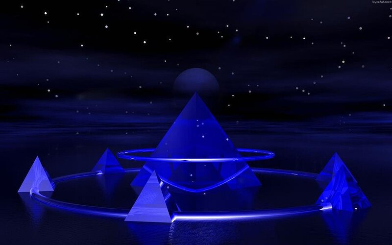 Blue pyramid constellation
