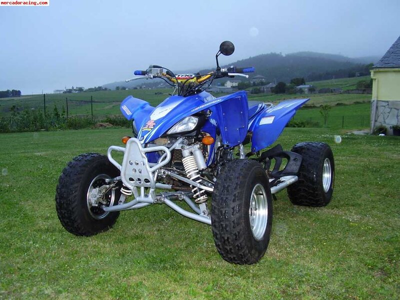 Blue Quad Bike — Overcast