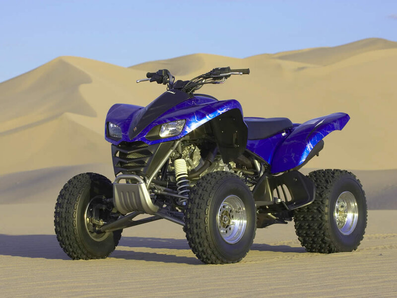 Blue Quad Bike
