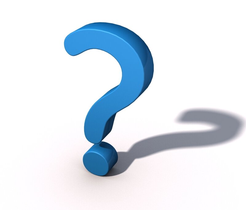 blue question mark icon