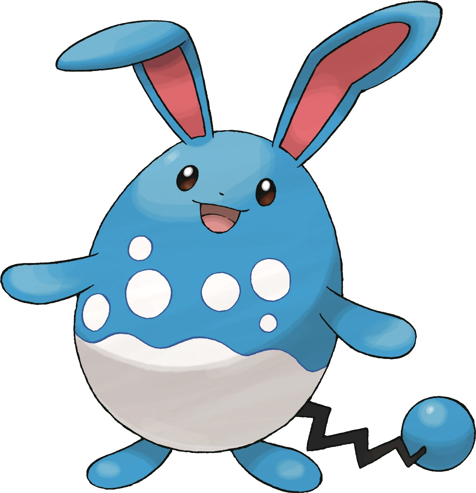 Blue rabbit-like Pokémon