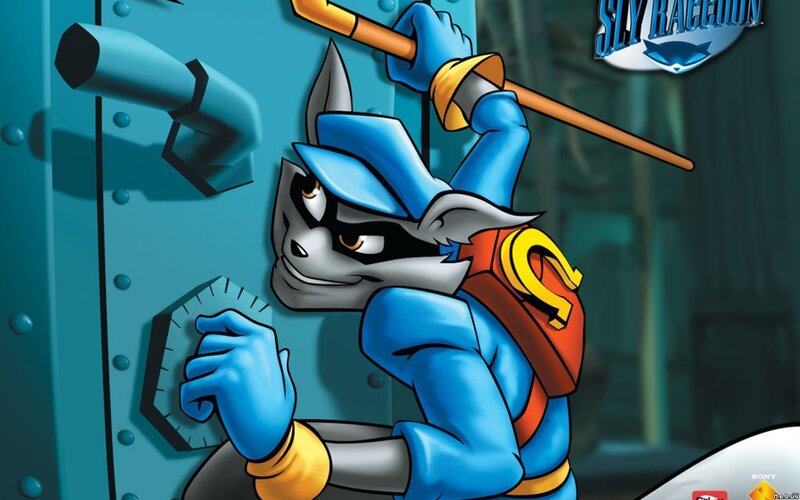 Blue Raccoon Character