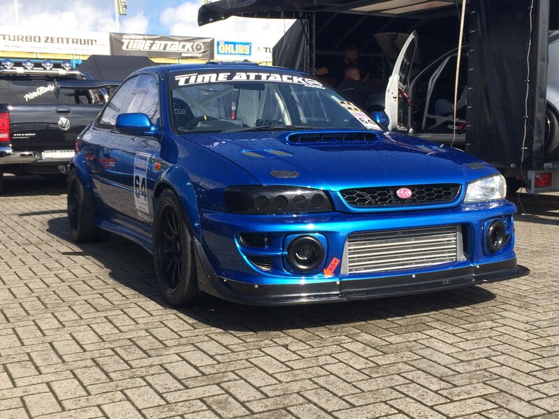 Blue Race Car — Active
