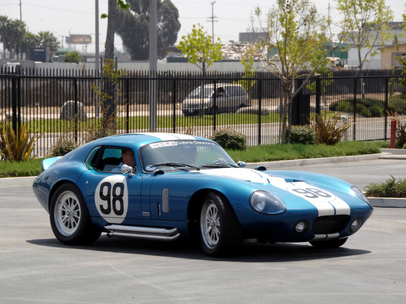 Blue Race Car — Calm, Afternoon, Photograph