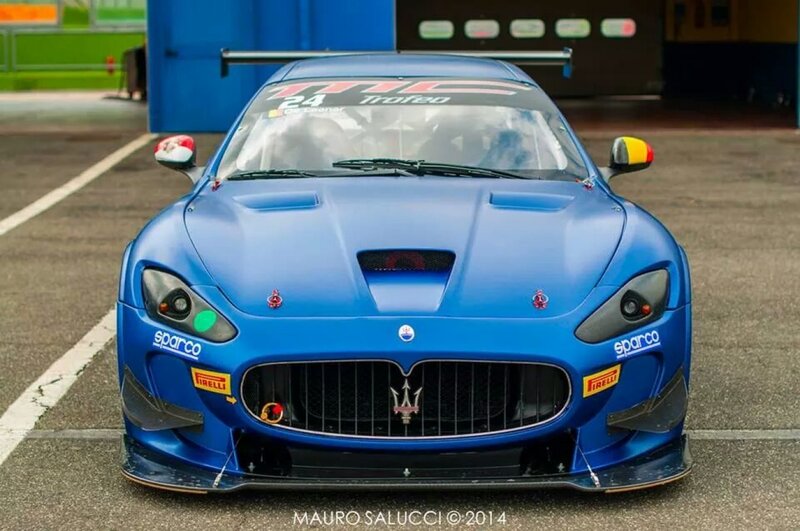 Blue Race Car — Competitive, Photograph