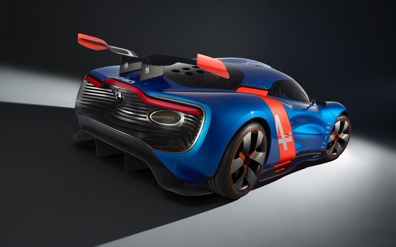 Blue Race Car — Dramatic, 3d Render, Number 4