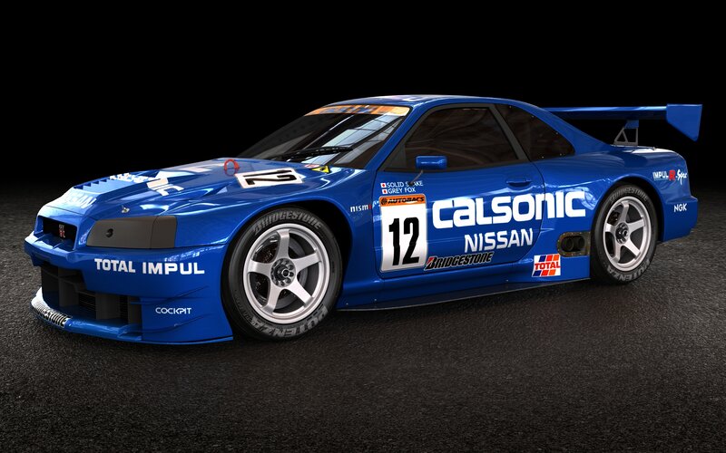 Blue Race Car — Dramatic, 3d Render, Race Car, Wings, Tires