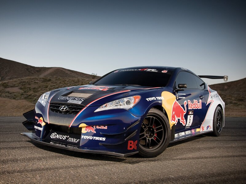 Blue Race Car — Dramatic, Afternoon, Photograph, Red Bull