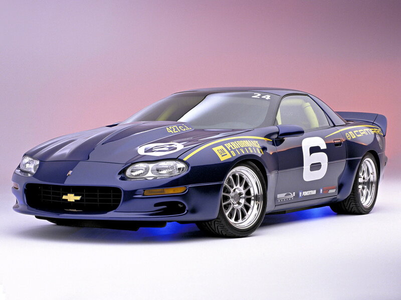 Blue Race Car — Dramatic, Photograph, Race Car, Number 6