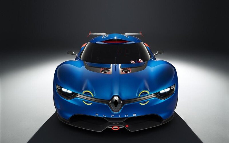 Blue Race Car — Dramatic, Photograph, Windshield