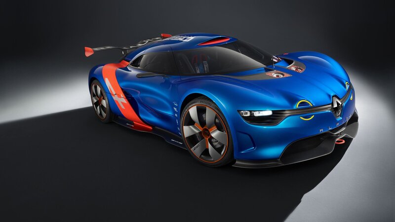 Blue Race Car — Dramatic, Photograph, Wings, Tires, Headlights