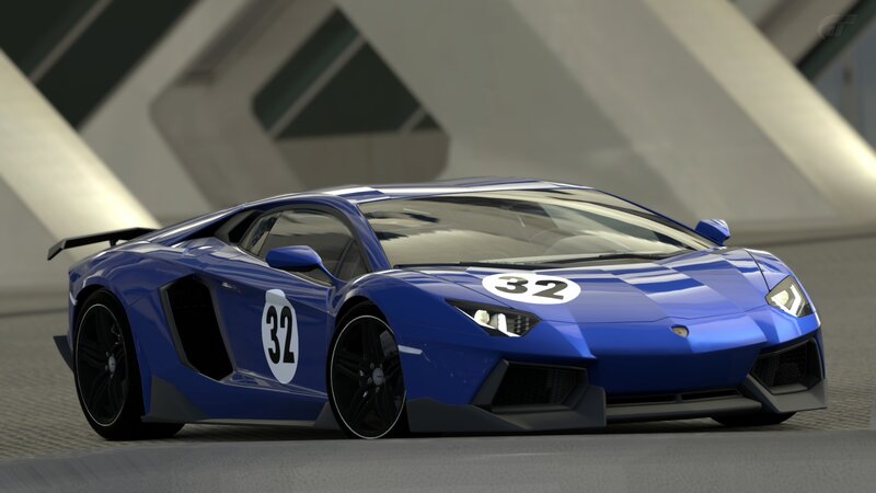 Blue Race Car — Dynamic, 3d Render, Race Car, Number 32