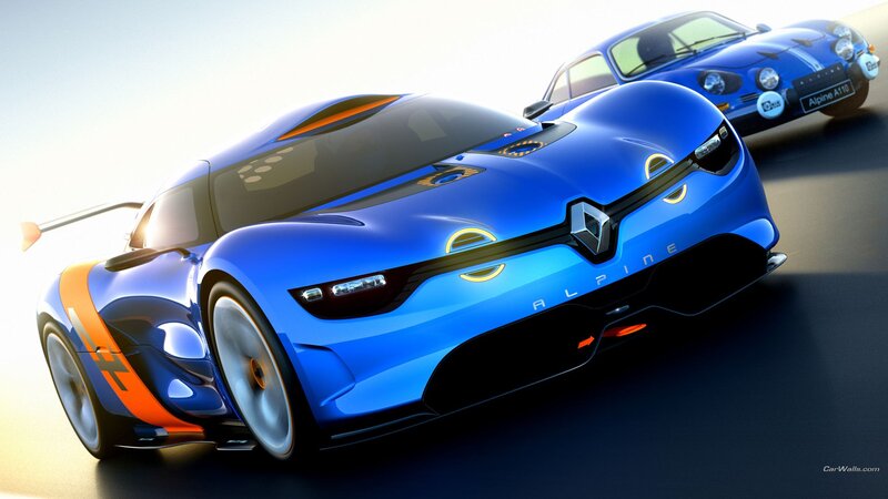 Blue Race Car — Dynamic, Afternoon, 3d Render, Race Car