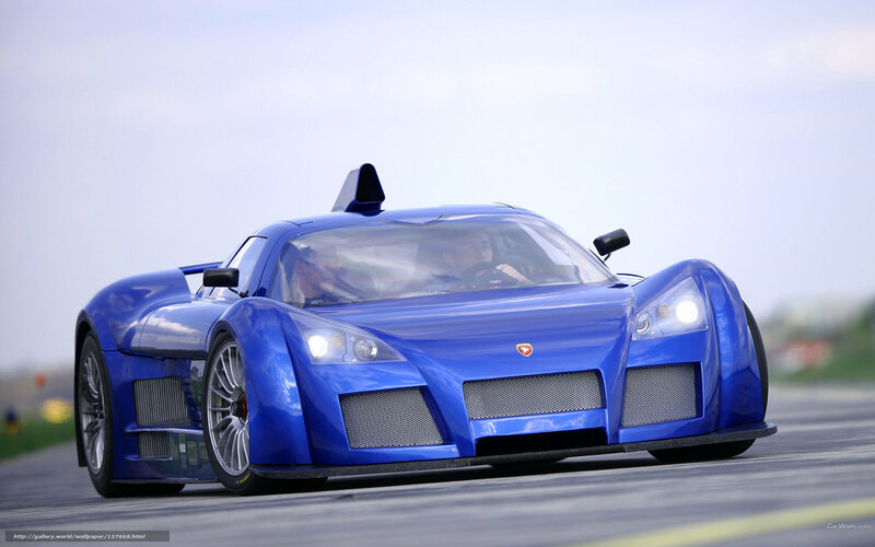 Blue Race Car — Dynamic, Afternoon, Photograph, Driver