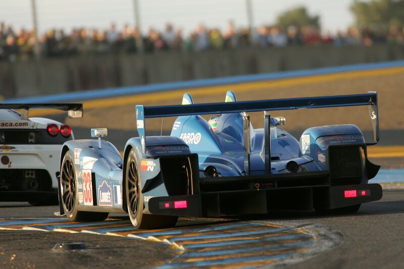 Blue Race Car — Dynamic, Afternoon, Photograph, Race Track, Other Car