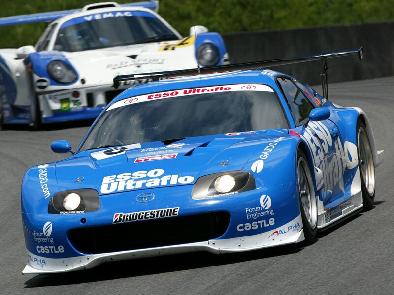 Blue Race Car — Dynamic, Afternoon, Photograph, Race Track, Other Race Car
