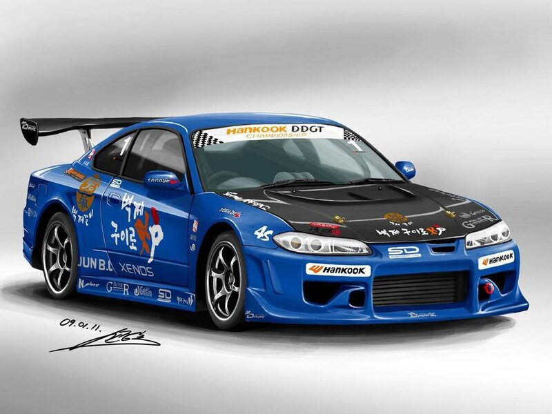 Blue Race Car — Dynamic, Digital Art, Race Car
