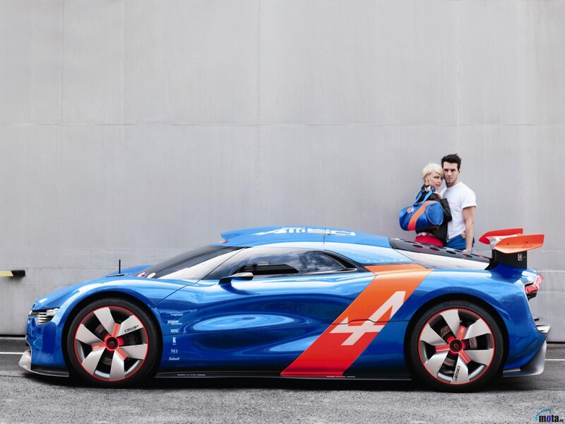 Blue Race Car — Dynamic, Photograph, Man