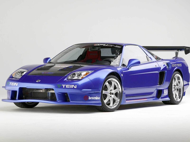 Blue Race Car — Dynamic, Photograph, Racing Seat