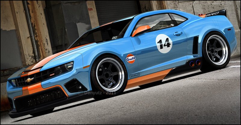 Blue Race Car — Light Blue, Dramatic