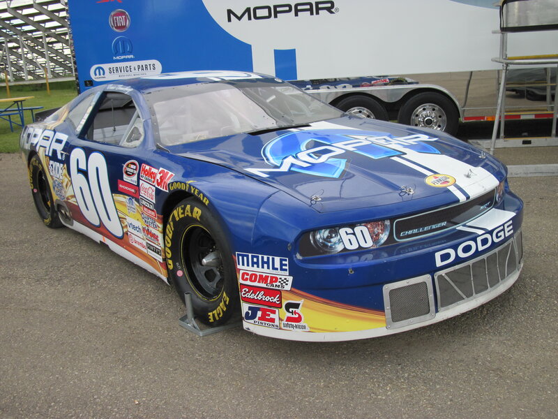 Blue Race Car — Neutral, Afternoon, Photograph