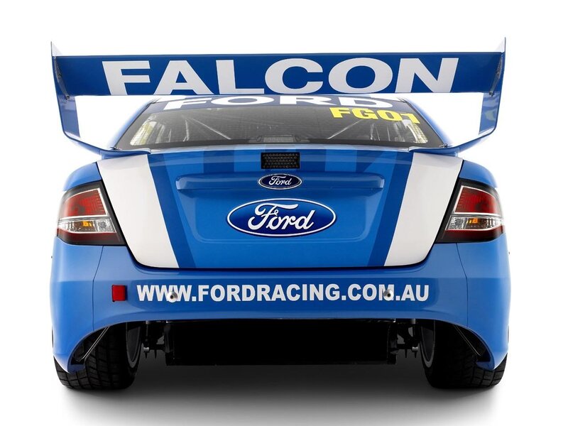 Blue Race Car — Neutral, Photograph, Rear Wing