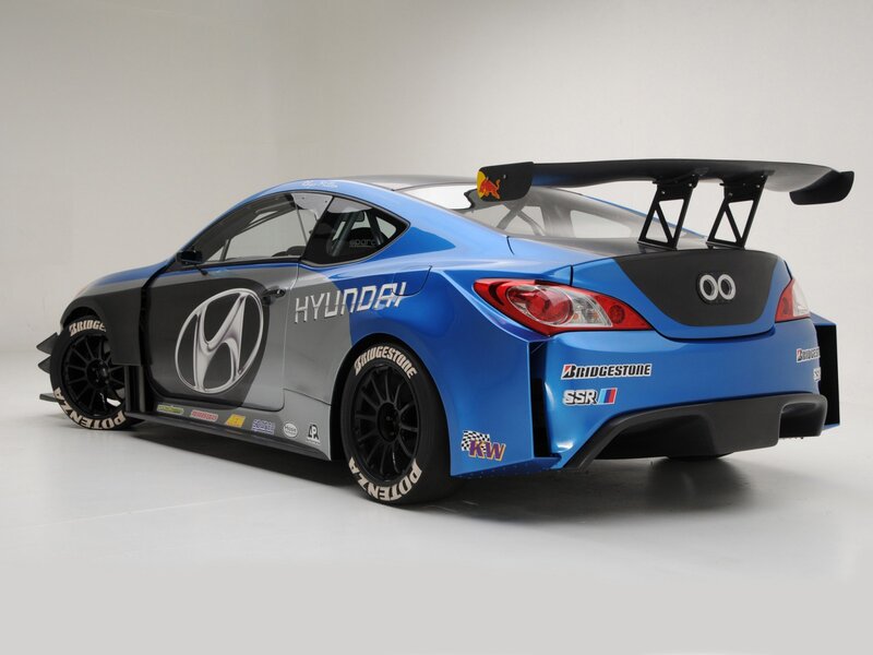 Blue Race Car — Neutral, Photograph, Tire