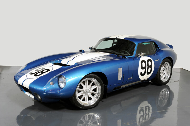 Blue Race Car — Neutral, Photograph, White Stripes, Number 98