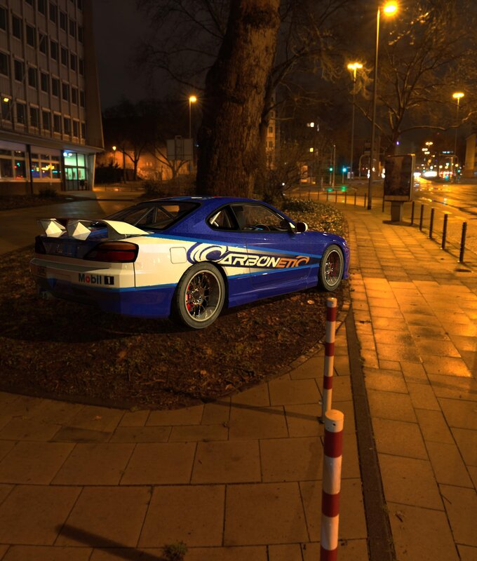 Blue Race Car — Nocturnal