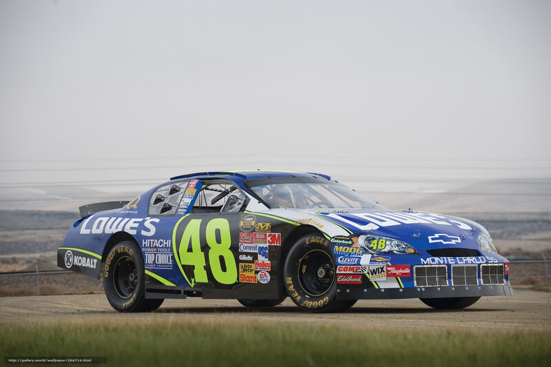 Blue race car on track