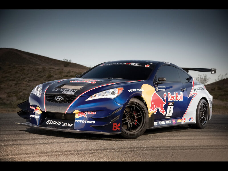 Blue race car on track