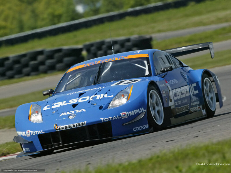 blue race car on track
