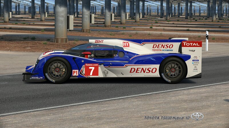 Blue Race Car on Track — Competitive, Afternoon, 3d Render, Race Car