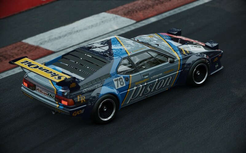 Blue Race Car on Track — Dynamic, 3d Render, Race Car
