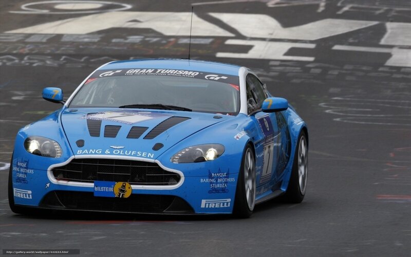 Blue Race Car on Track — Dynamic, Photograph, Race Car, Sponsor Logos