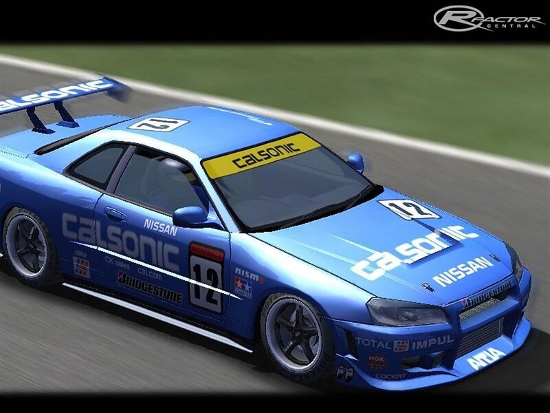 Blue Race Car on Track — Dynamic