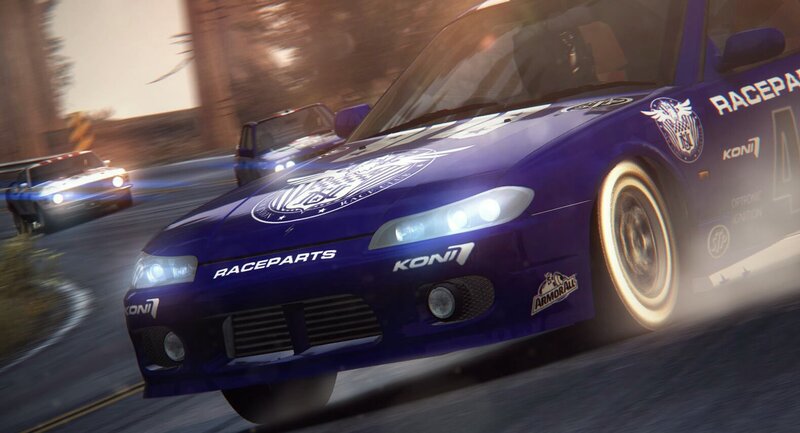 Blue Race Car — Purple