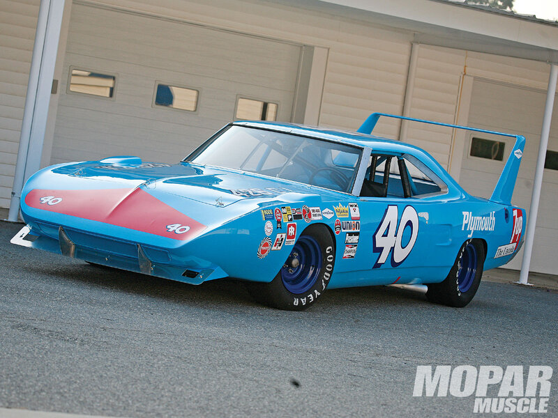 Blue Race Car — Static, Afternoon, Photograph
