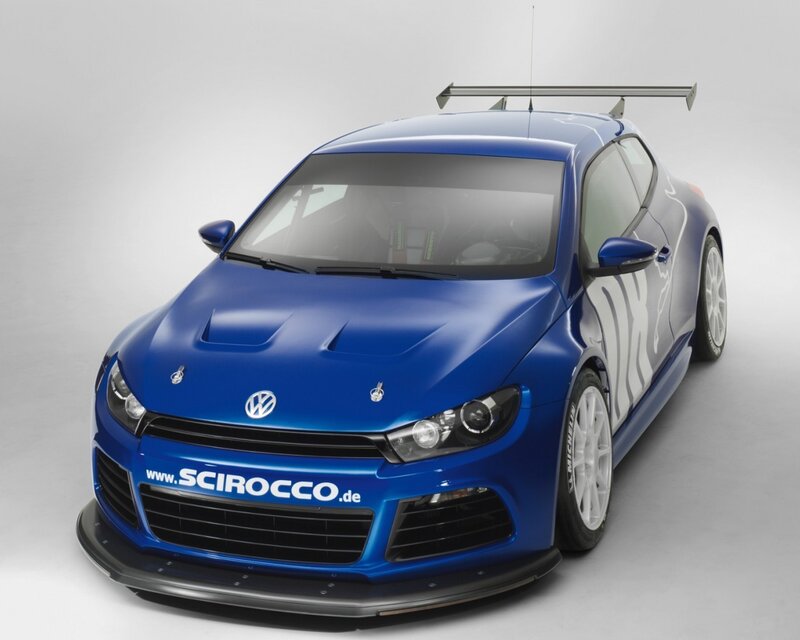 blue race car with large spoiler