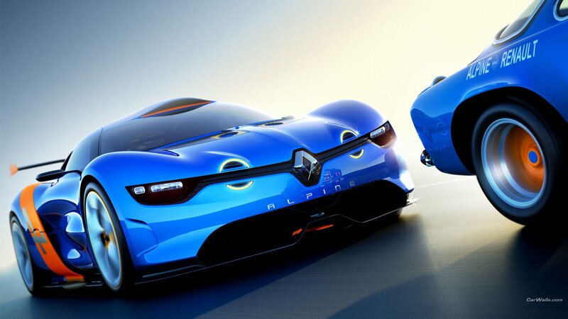 Blue Race Cars — Dynamic