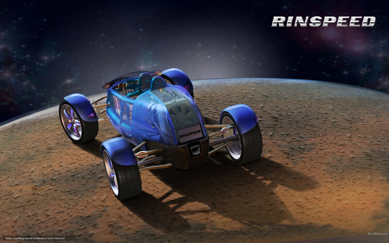Blue Racing Car — Dramatic, Night