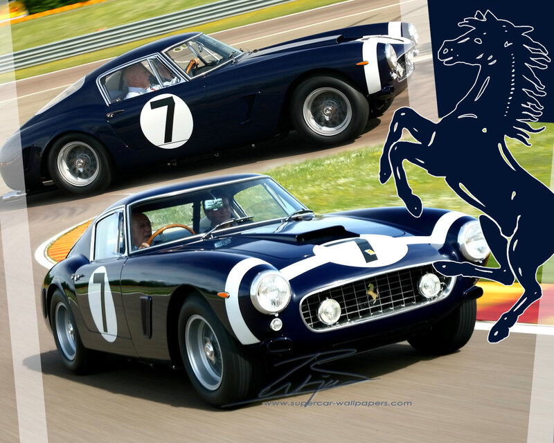 Blue Racing Cars