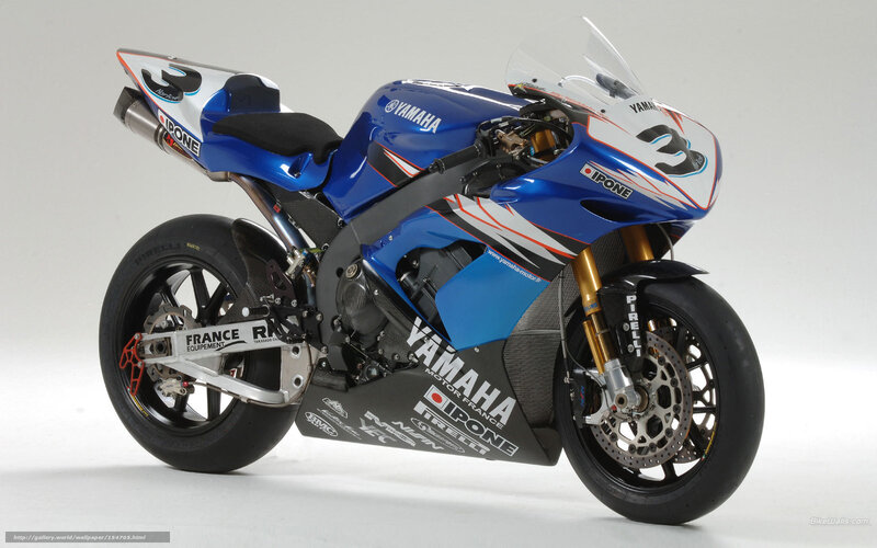 Blue Racing Motorcycle — Neutral, Photograph, Number 3