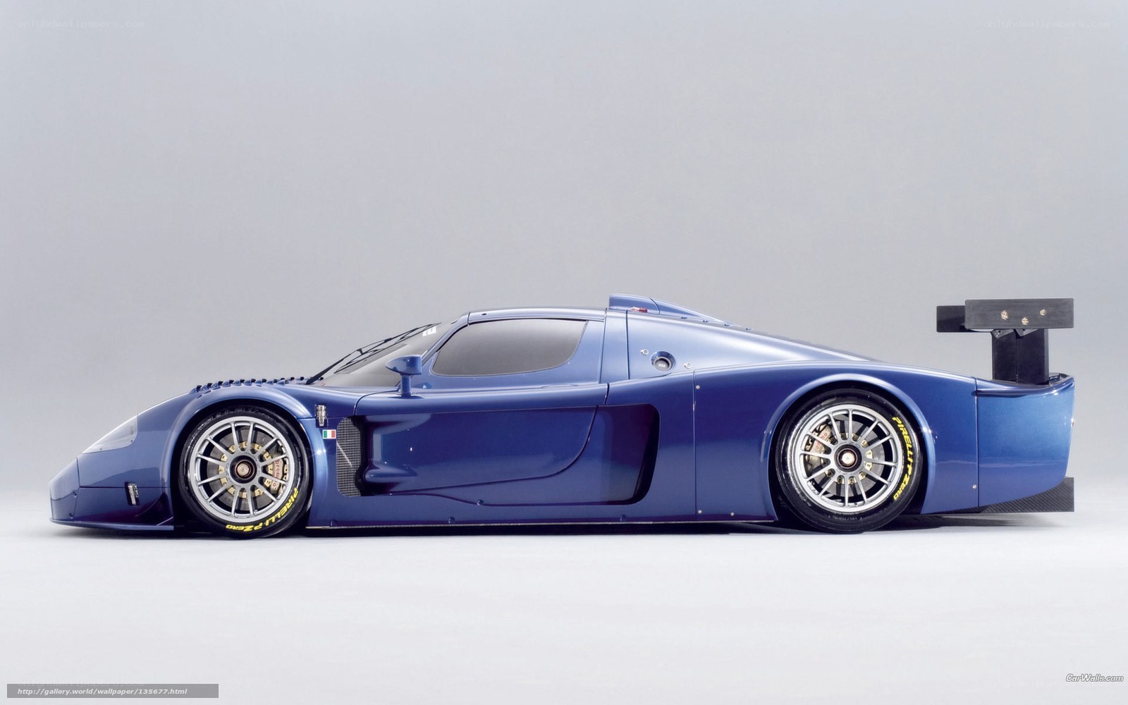 blue racing sports car