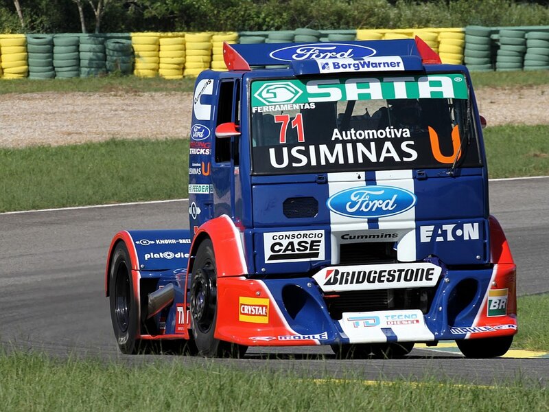 Blue Racing Truck