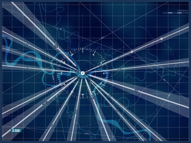 blue radar interface